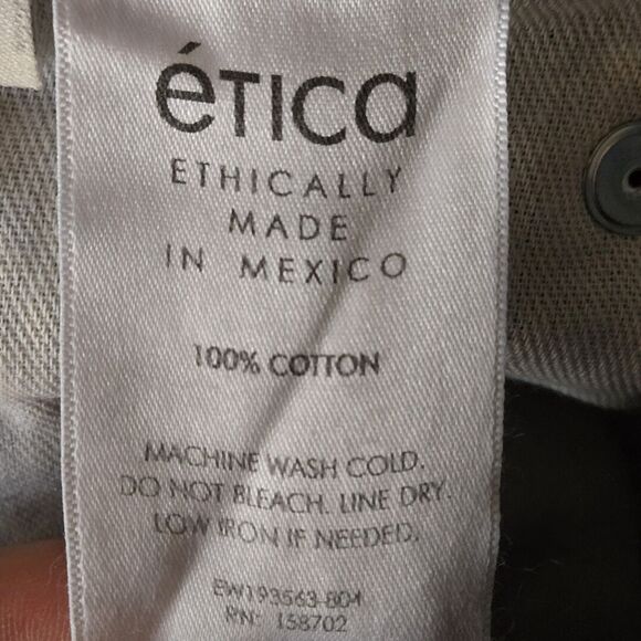 Etica Women's Size 26 Cassel Ultra High Barrel Jeans Bluestone NWT - Picture 8 of 9